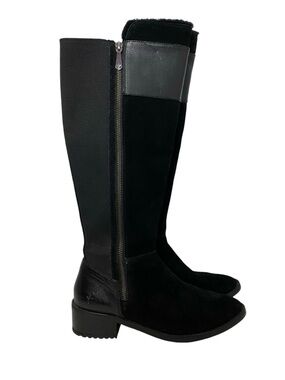 EMU Australia Boots Womens Size 8.5 Black Tall Knee High Waterproof Heeled Boot